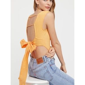 Free People -To The Max Tank- Tangerine-Large